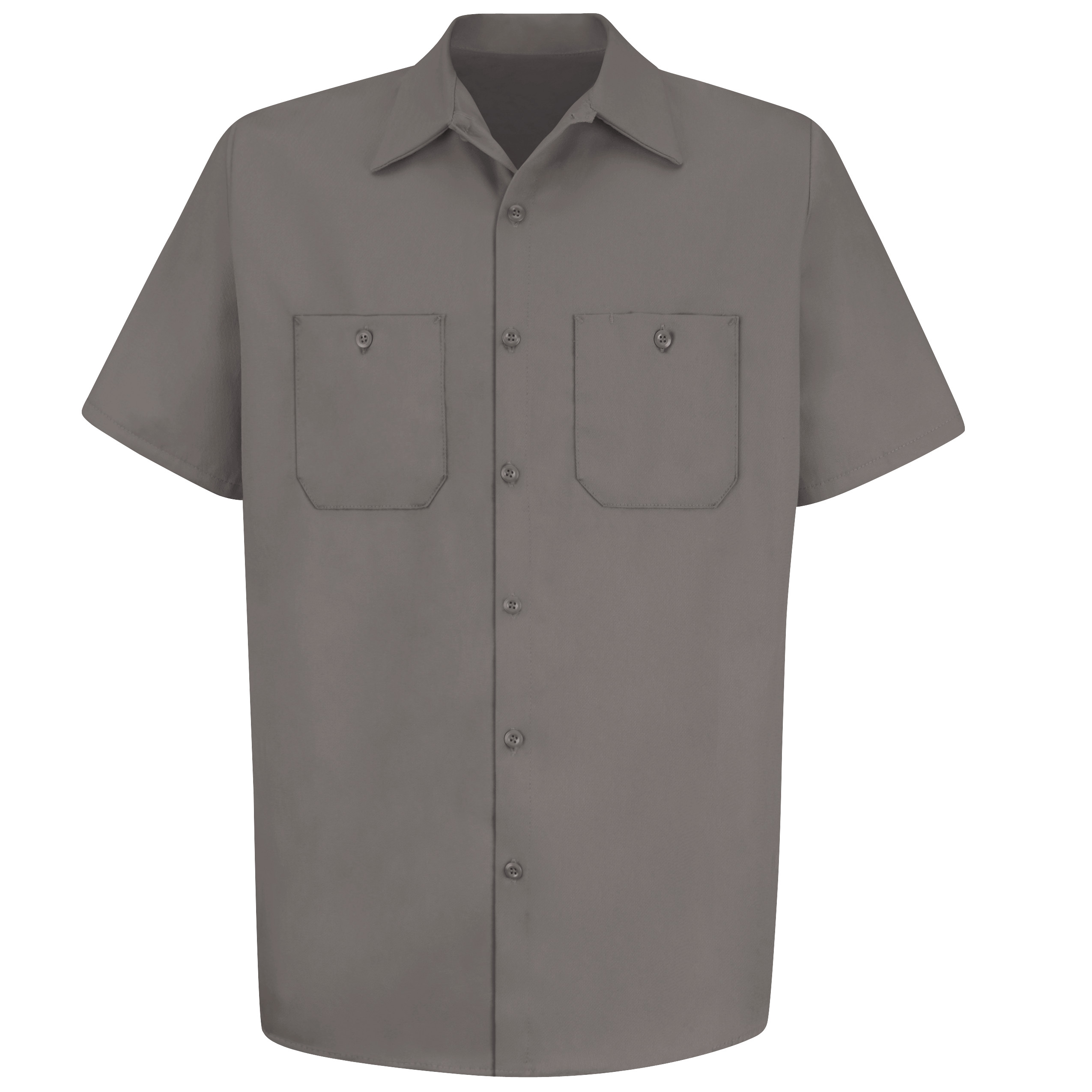 Red Kap® Men's Short Sleeve Wrinkle-Resistant Cotton Work Shirt 8