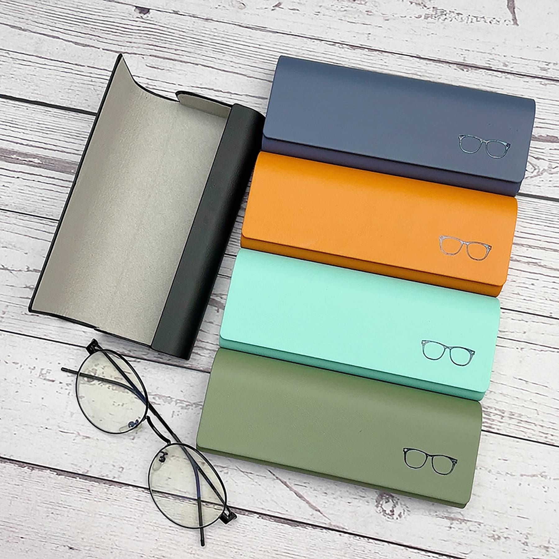 Hard Shell Eyeglasses Portable Case 6