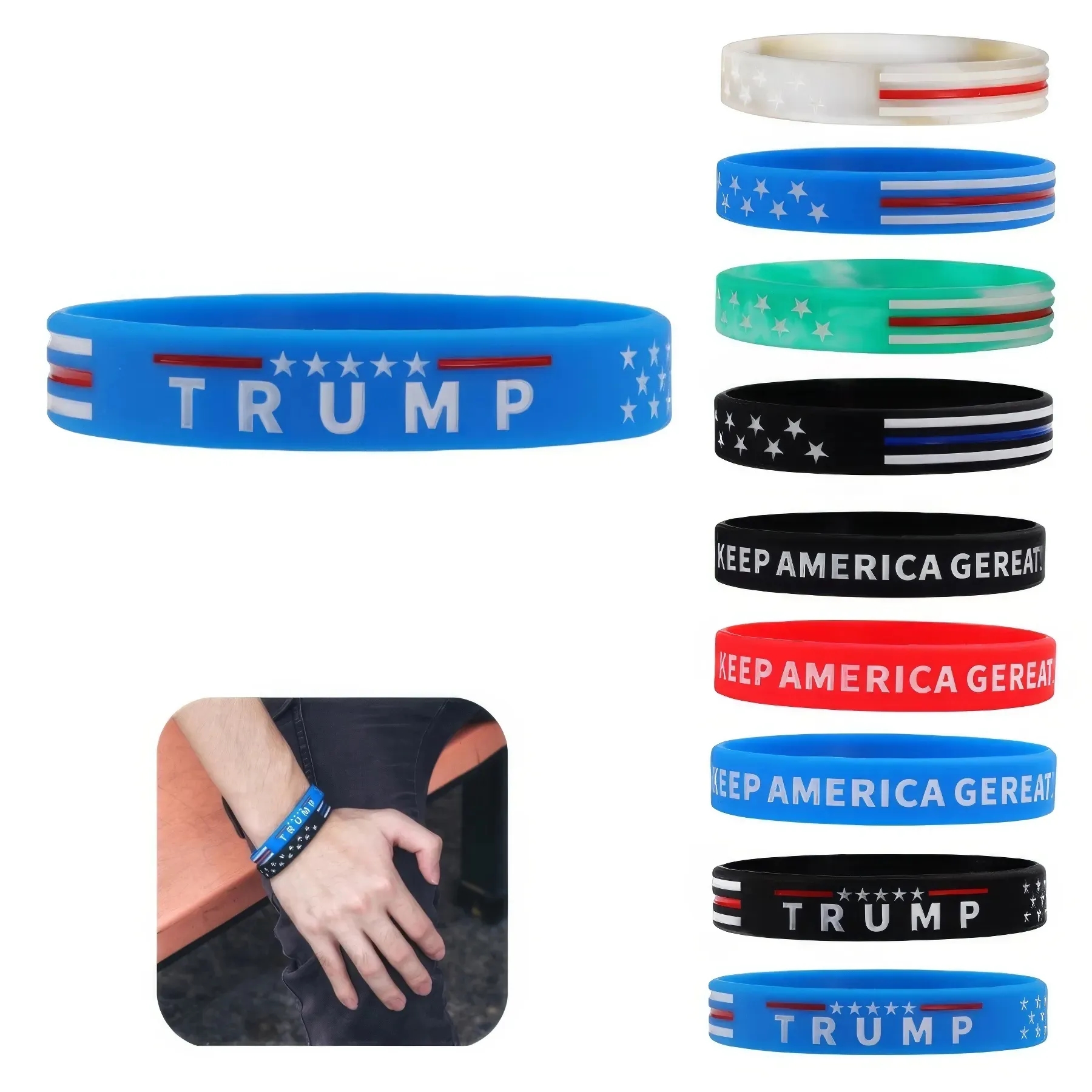 Presidential Election Silicone Wristband 2