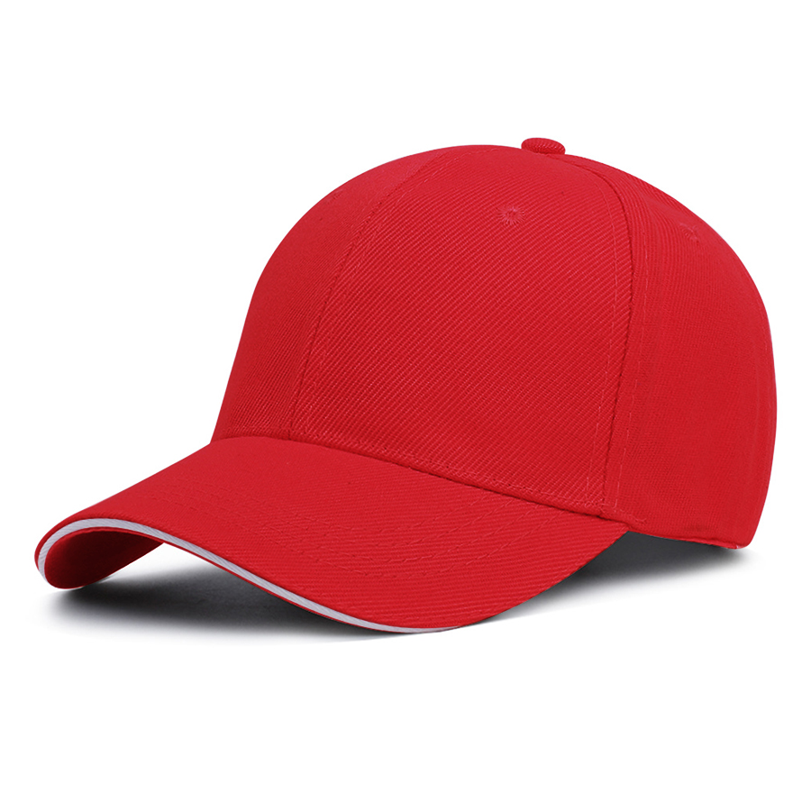 Stock Solid Color Poly Twill 6-Panel Baseball Cap w/ 11