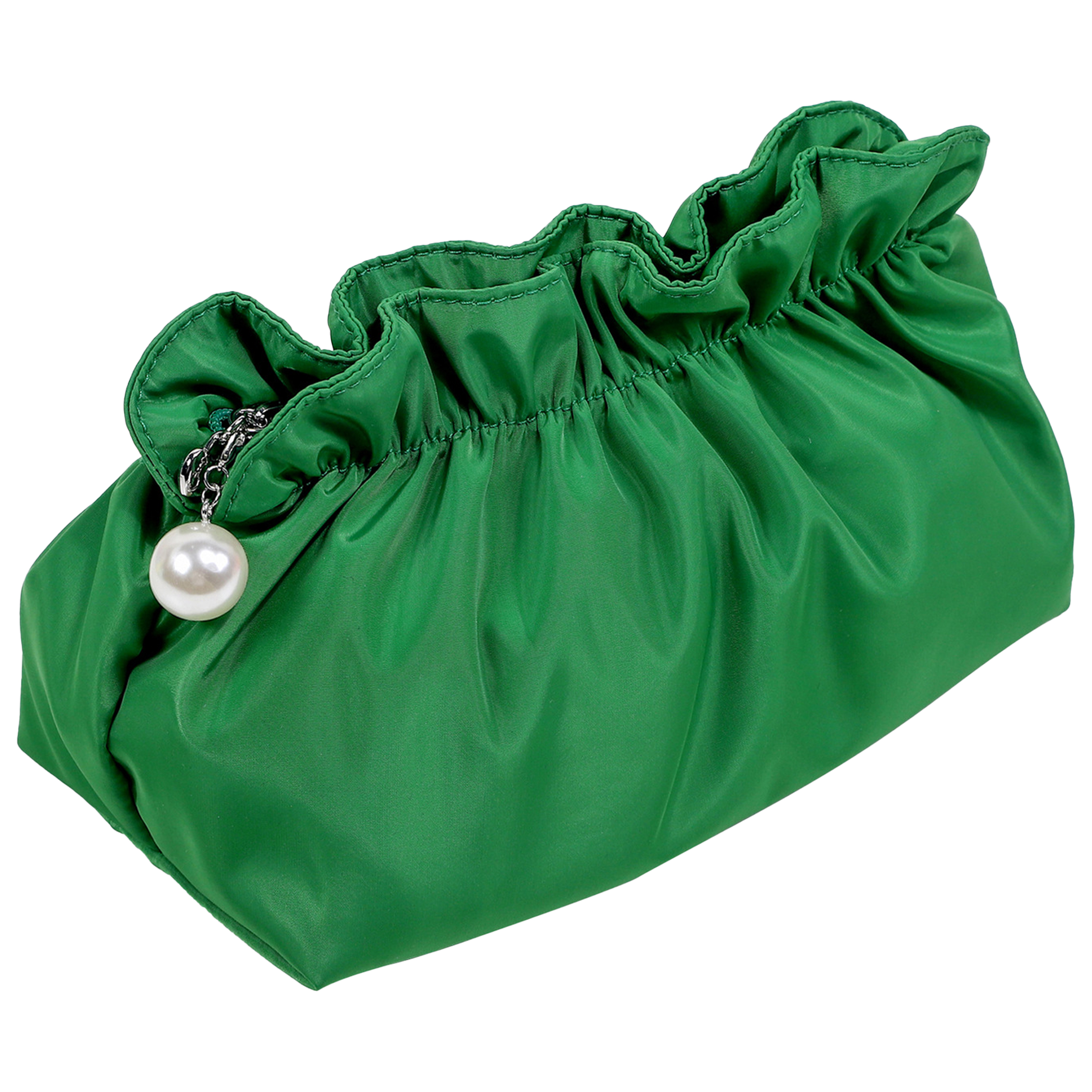 Polyester Portable Waterproof Pleated Makeup Bag 4
