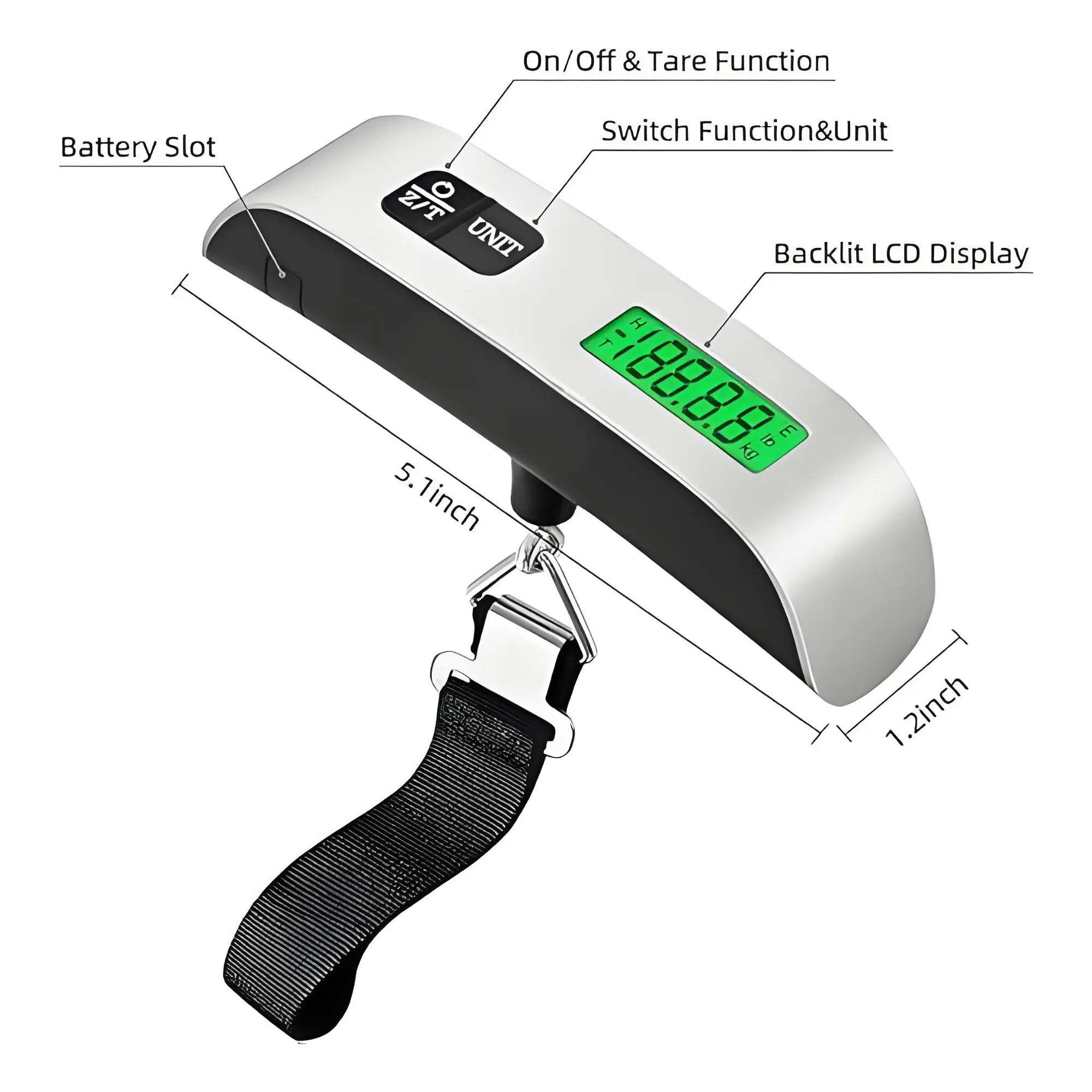 T-Shaped Mini Electronic Scale 3