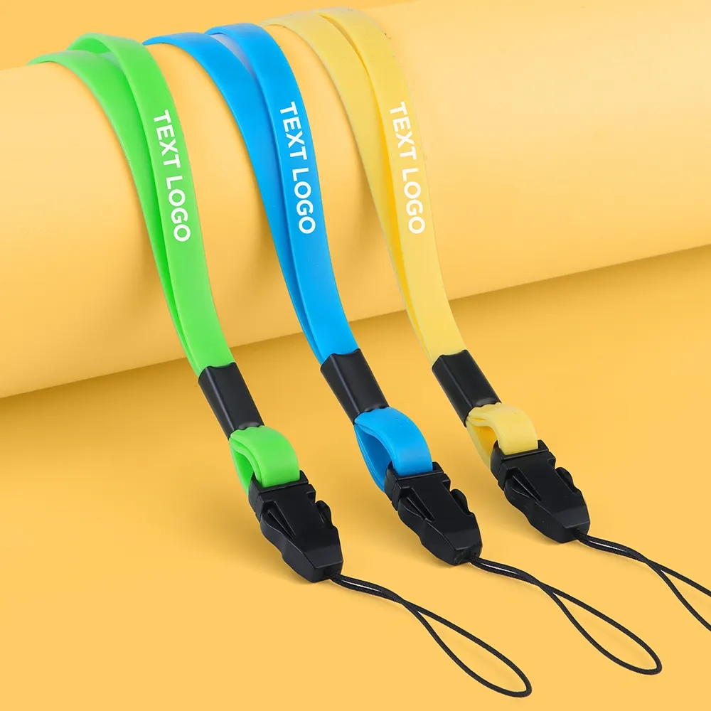 Elastic Silicone Lanyards for Phone 4