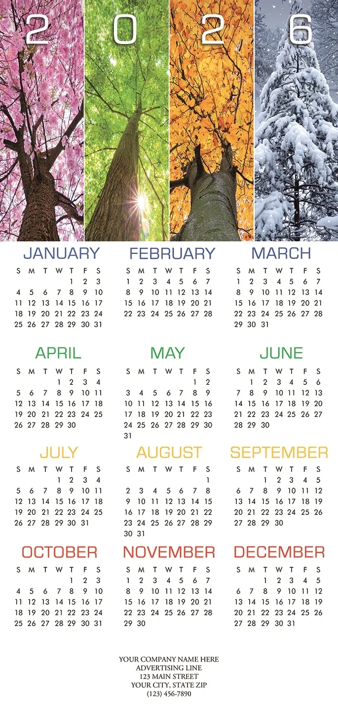 Yearlong Wishes Calendar Cards 1