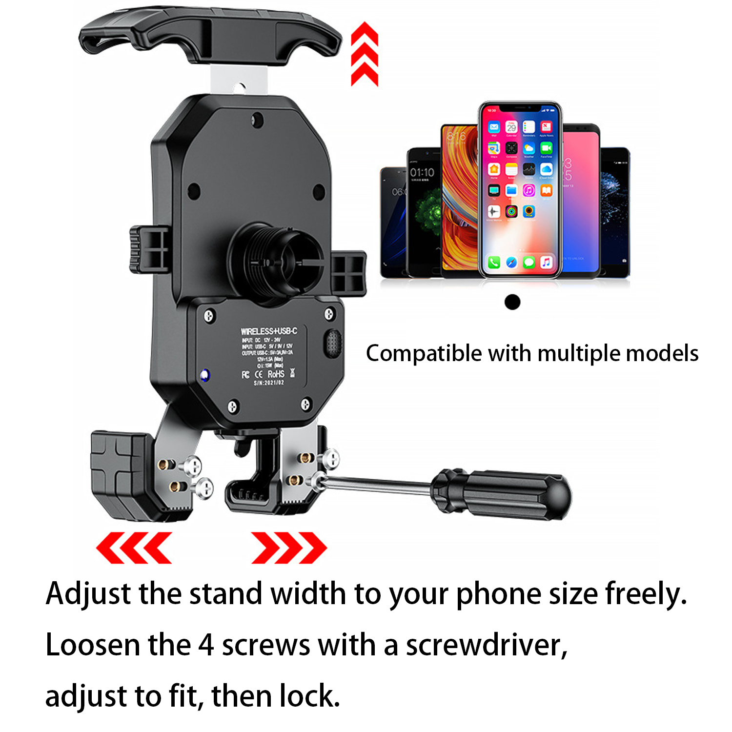 Steady Anti-Shake Motorcycle Phone Holder 4