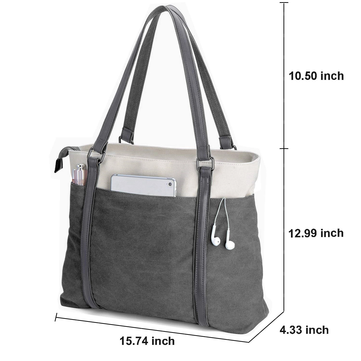 Canvas 15.6 Inch Handbag Purse 5