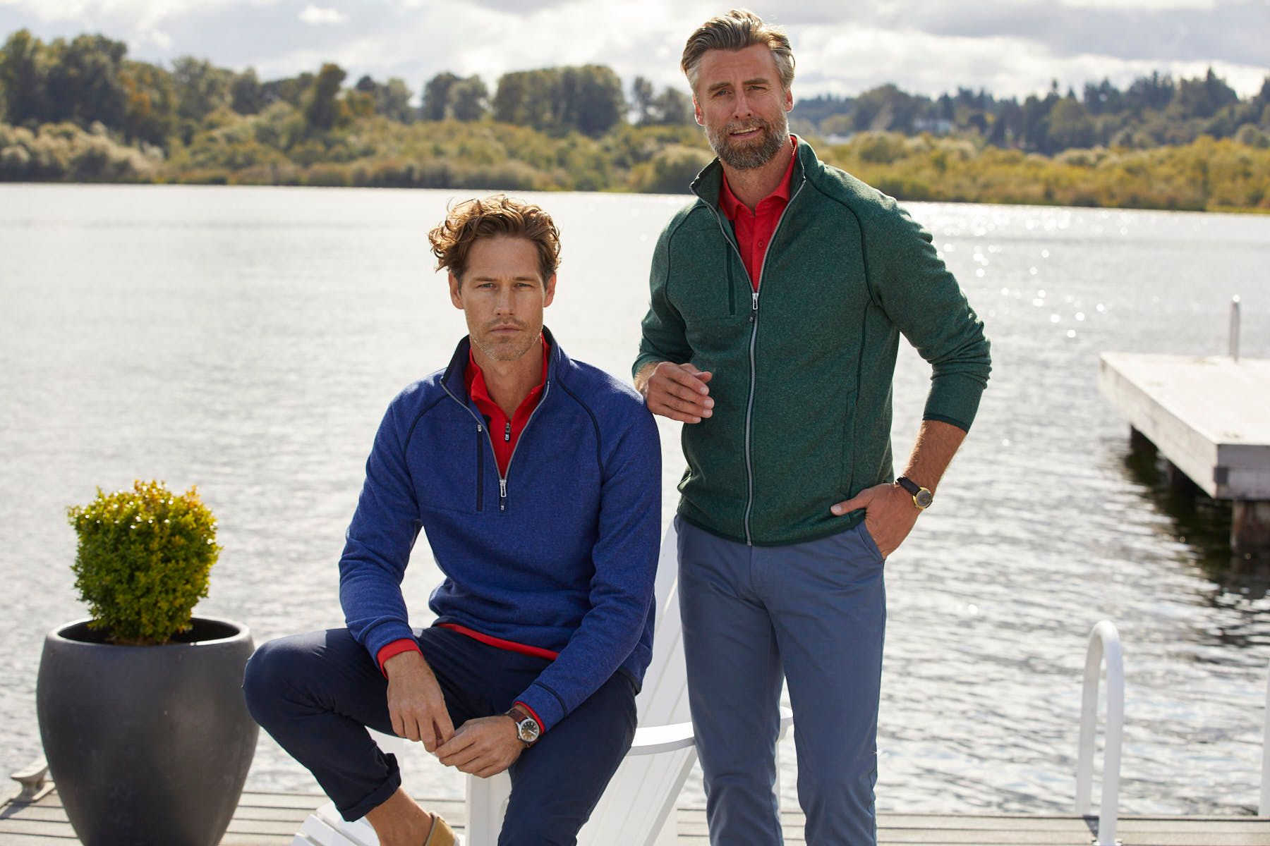 Cutter & Buck Mainsail Sweater-Knit Mens Full Zip Jacket 18