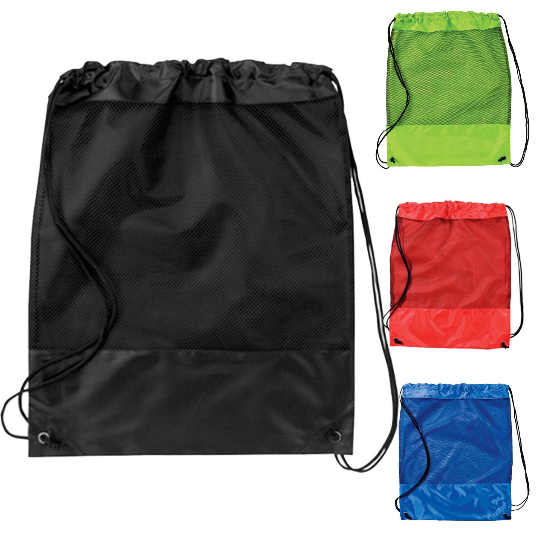 Mesh Drawstring Backpack 1