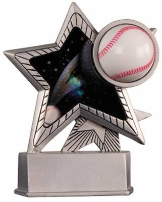 Baseball Motion Star Award 6" 2