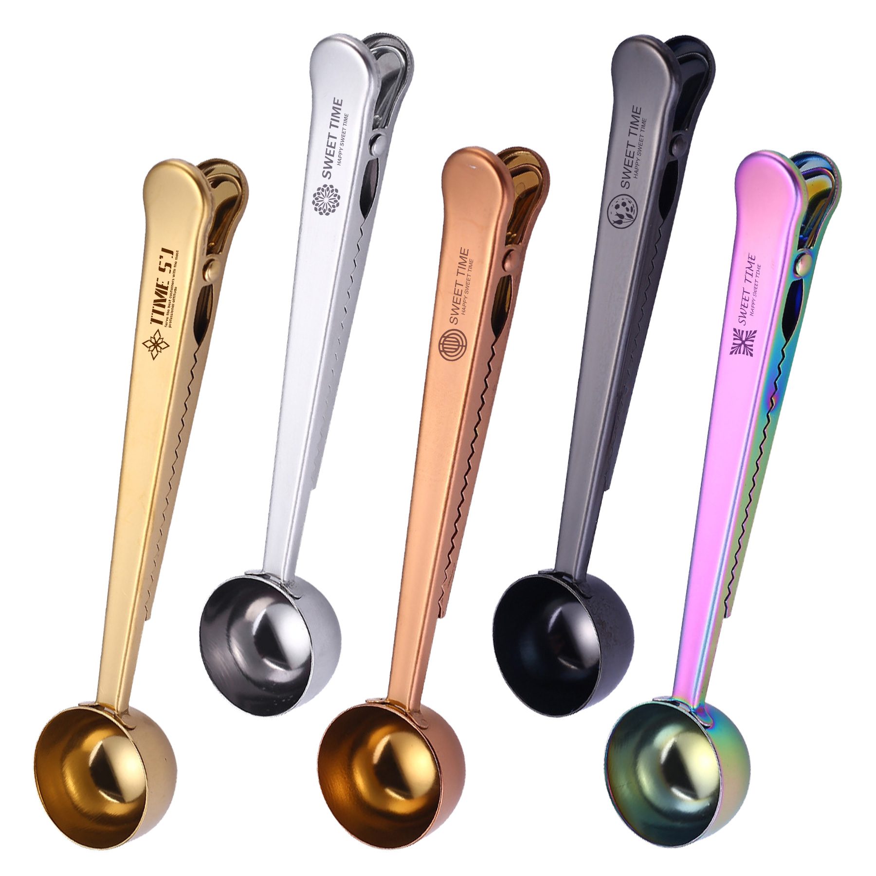 2 In 1 Coffee Spoon With Clip 2