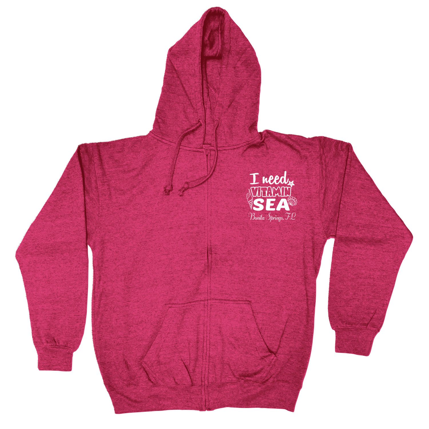 ADULT FULL ZIP VANTAGE HEATHER HOODIE - SCREEN 18