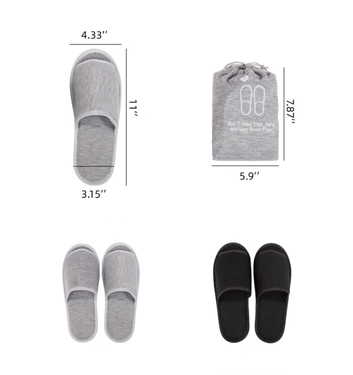 Portable Travel Slippers with Storage Bag 6