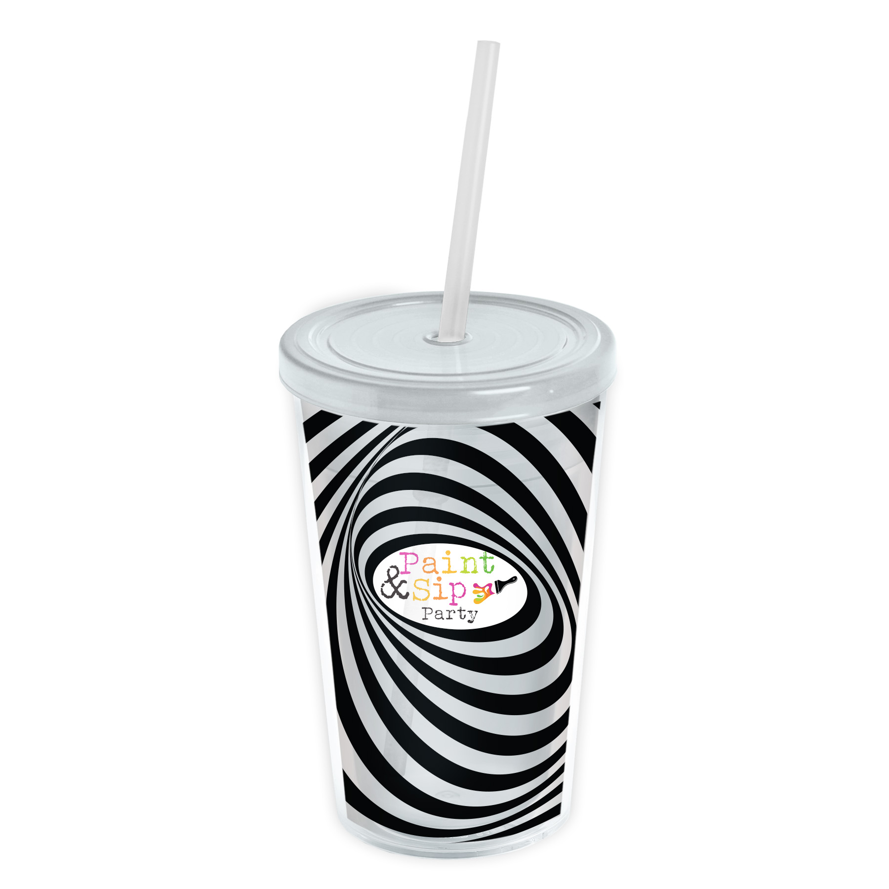 16 oz. Transparent Sentinel Tumbler with Clear Full Color insert