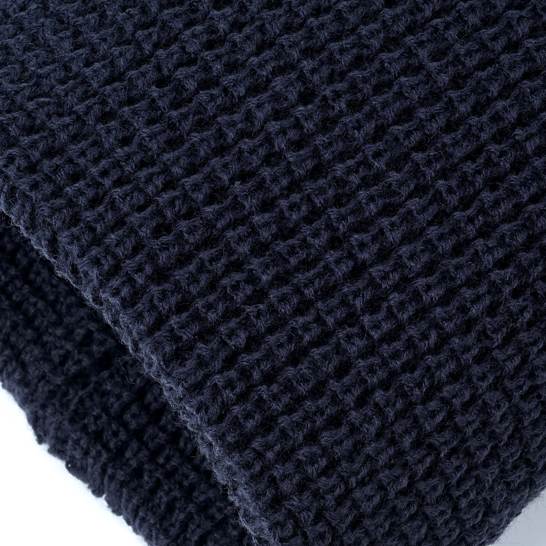 Unisex Waffle Knit Beanie With Custom Logo 10