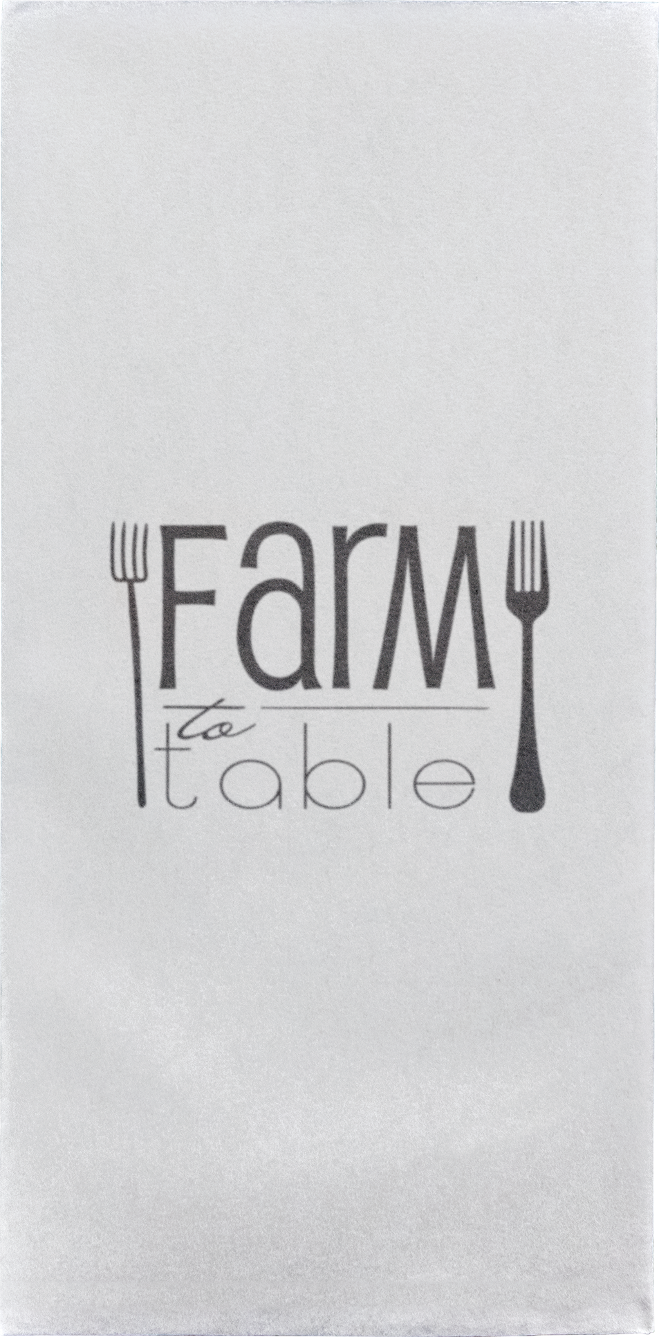 Almost Linen Dinner Napkin 1 Ply Heavy Weight 1/8 Fold White Tradition Print 1