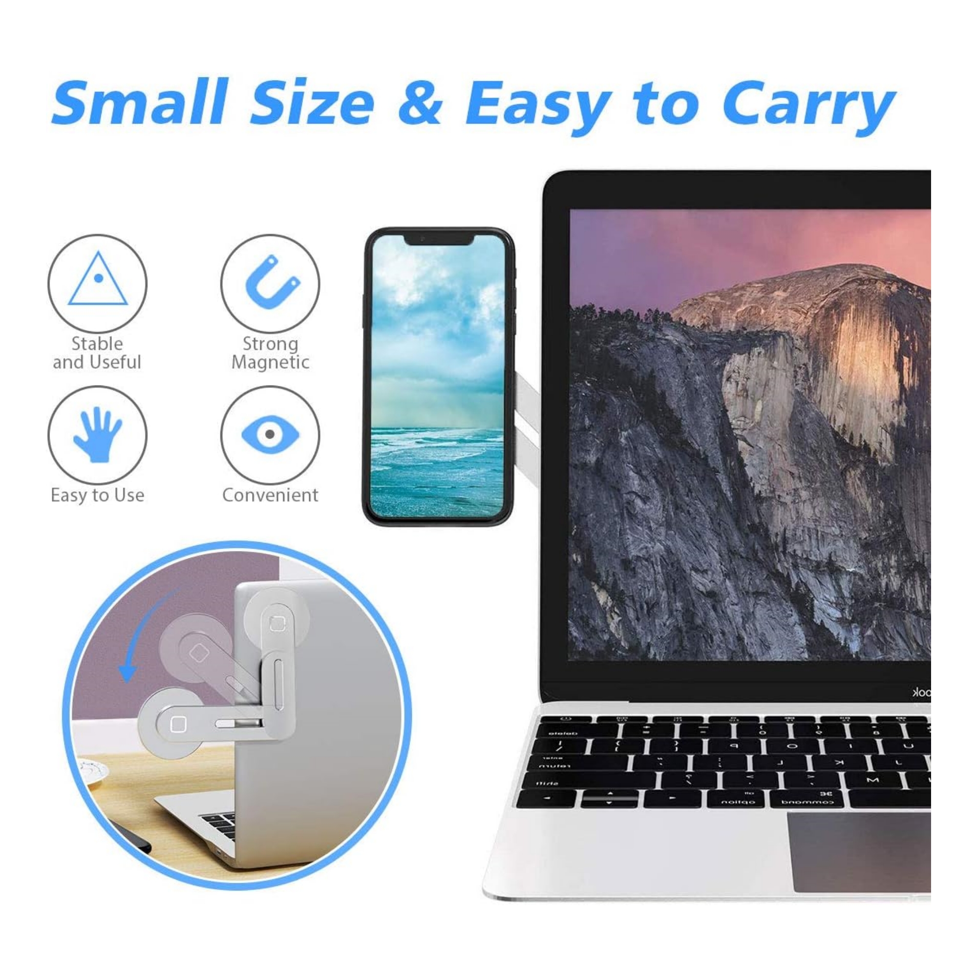 Slim Magnetic Phone Holder 2