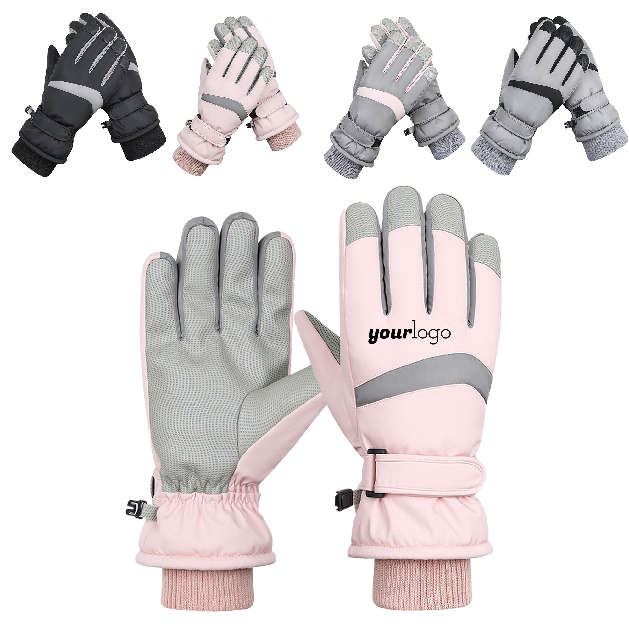 Youth Insulated Touchscreen Snow Gloves 11