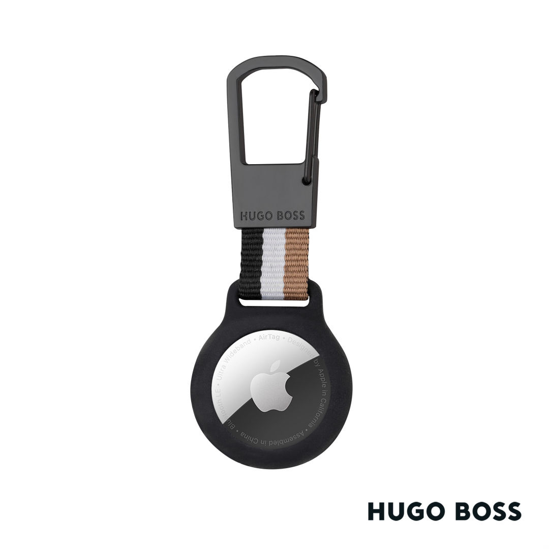 Hugo Boss® Iconic Key Ring With Air Tag Holder 8