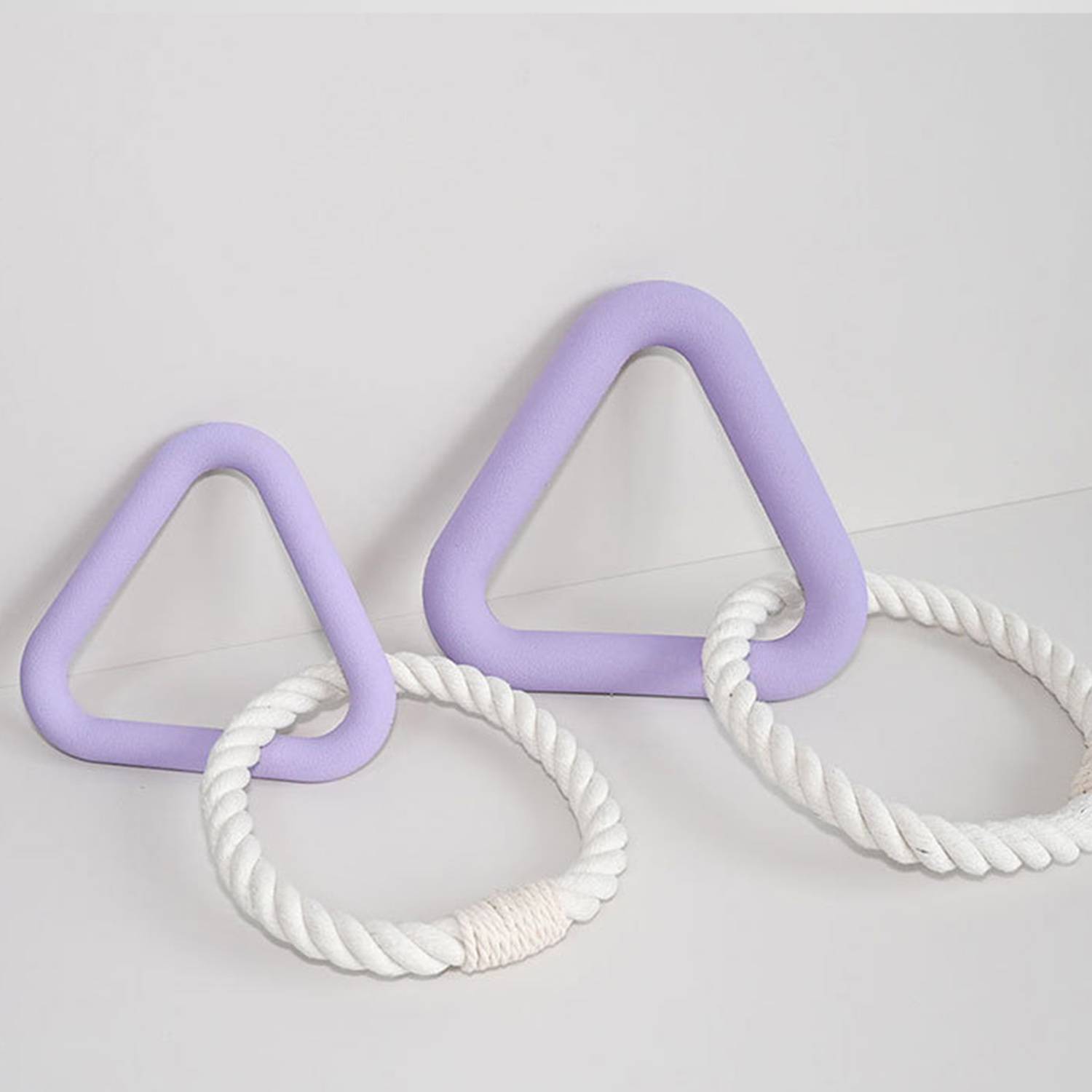 Custom Dog Rubber Triangle Tug Toy 2
