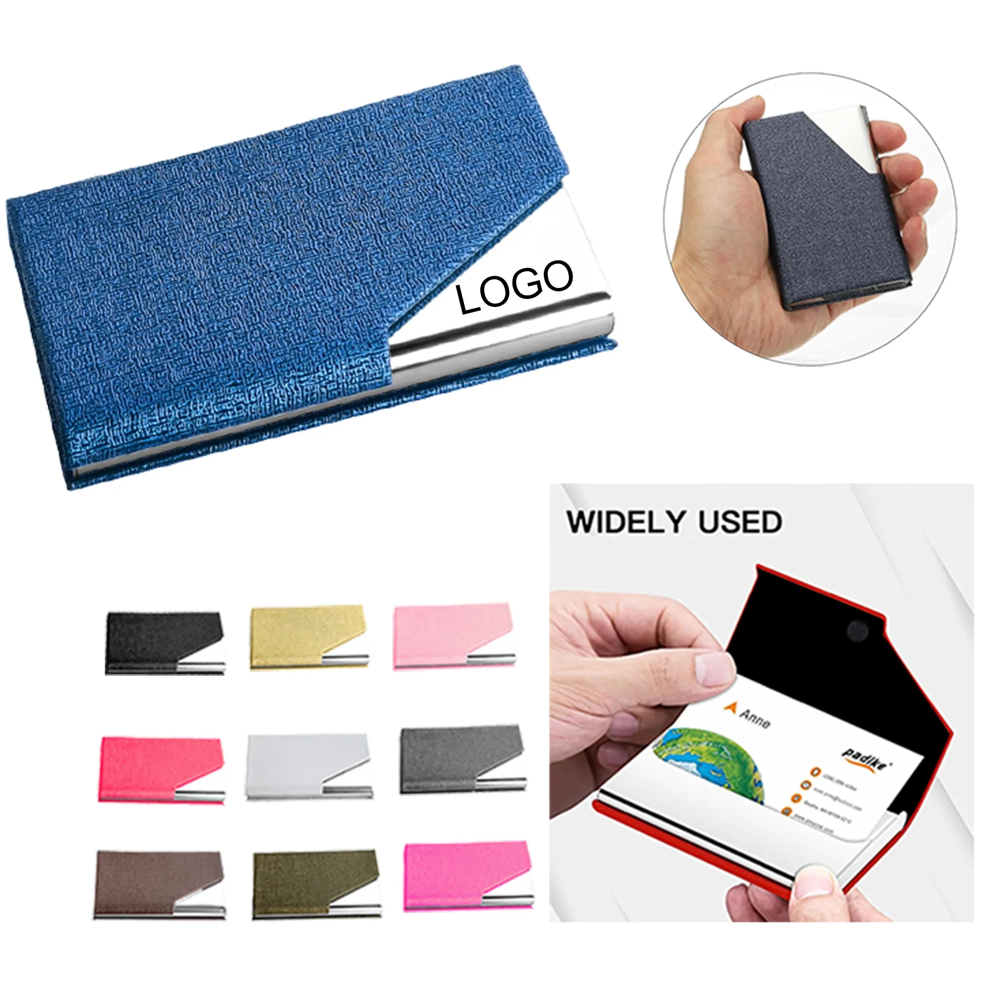 Stainless Steel Aluminum Business Card Holder 2