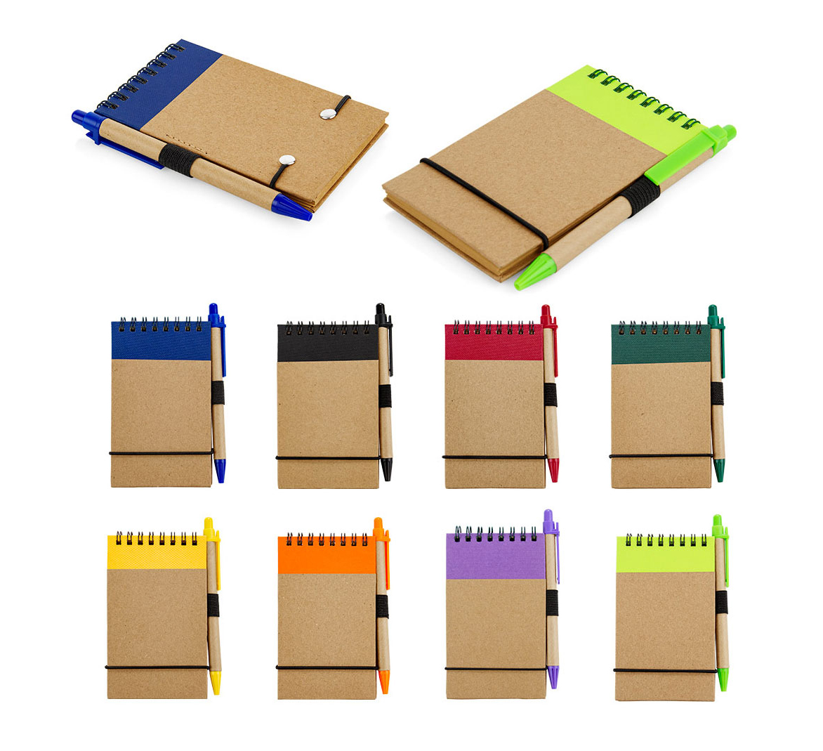 Recycled Spiral Jotter With Pen 2