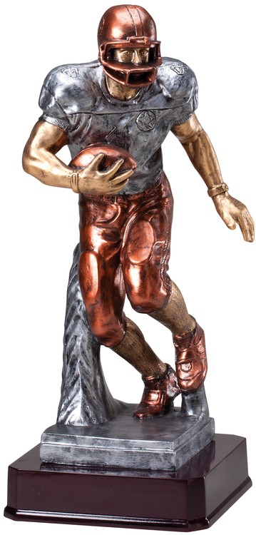 Football Runner, Multi-Color Large Statuette 1
