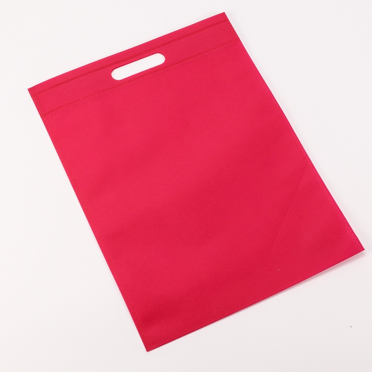 Reusable Non-Woven Bag W/ Die Cut Handles (15 3/4" W x 19 3/4" H) 3