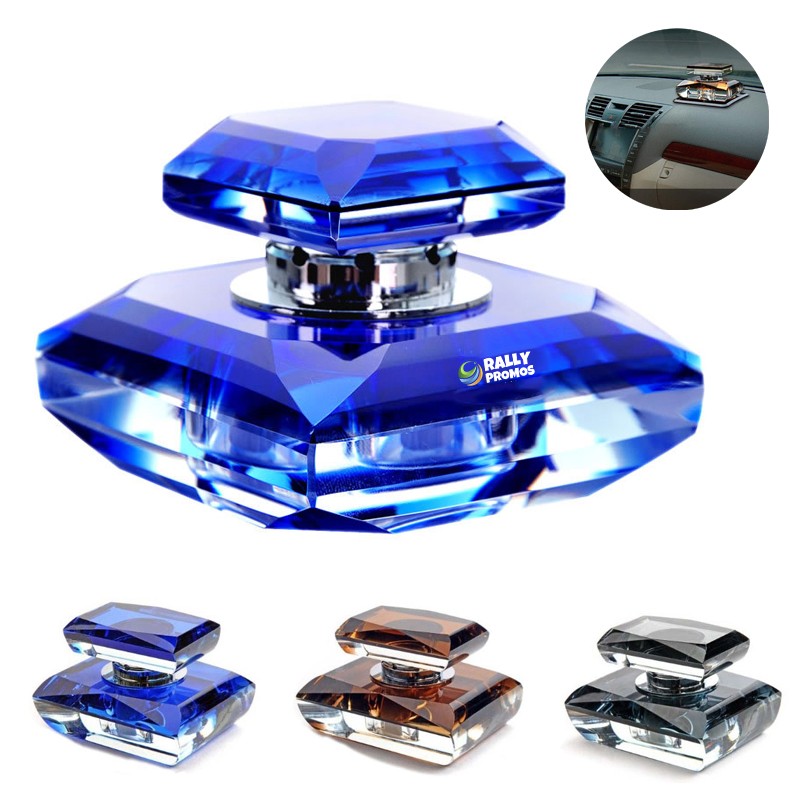 Square Crystal Car Perfume Bottle 1