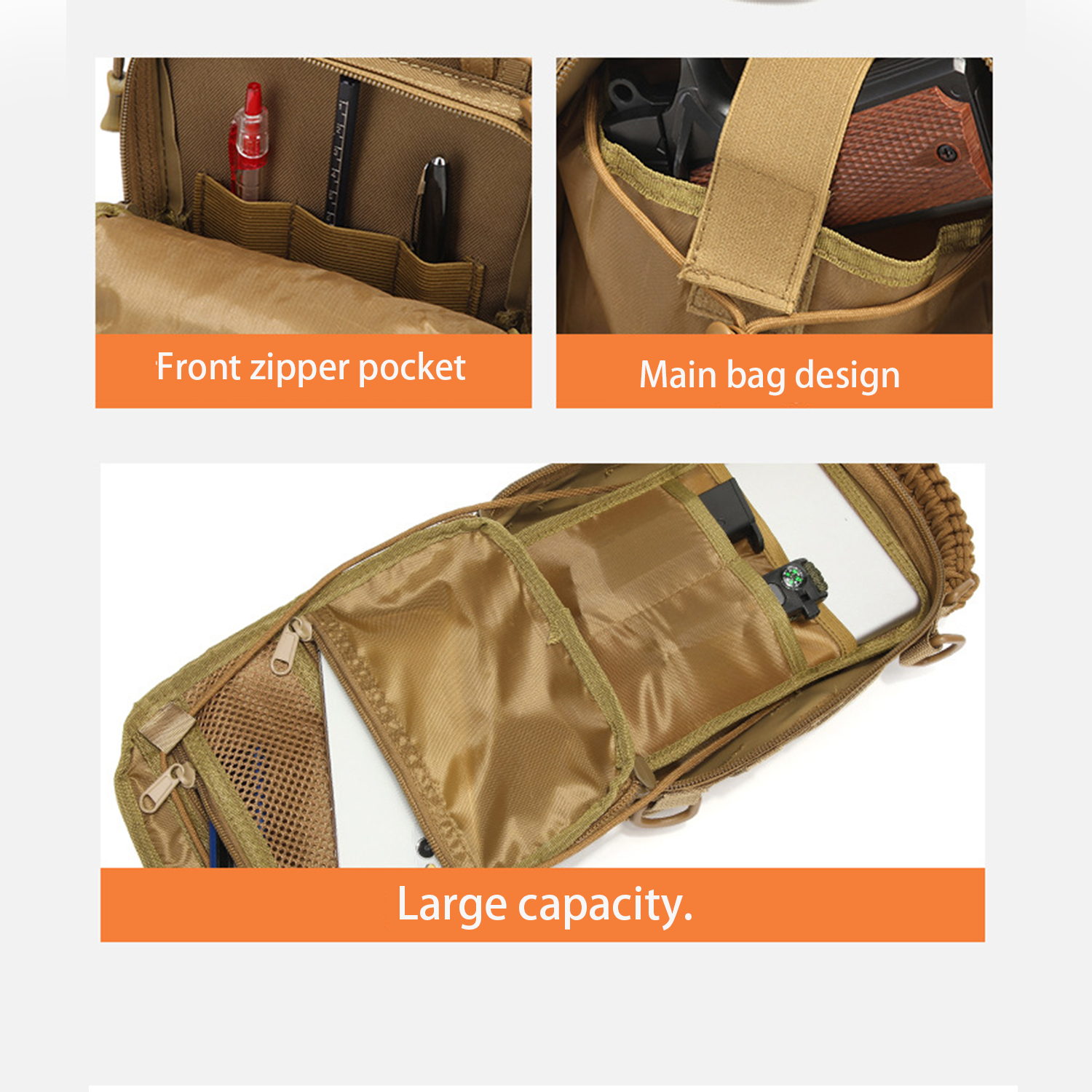 Multifunction Tactical Sling Chest Bag Pack 5
