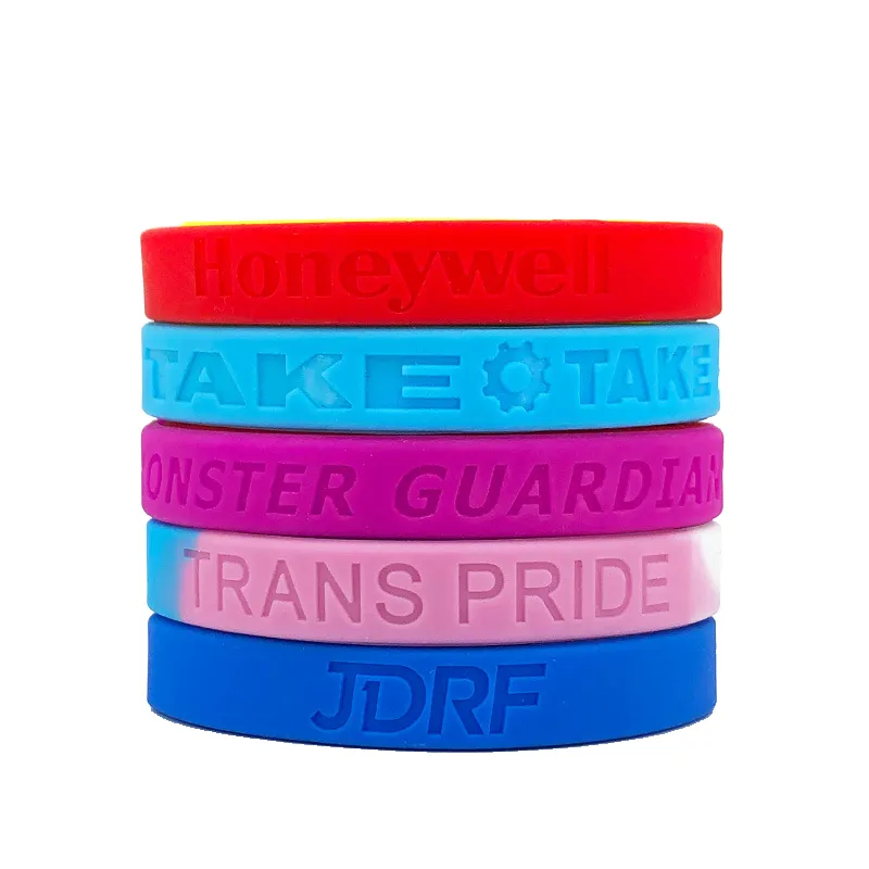 8" Circumference Silicone Wristband 2