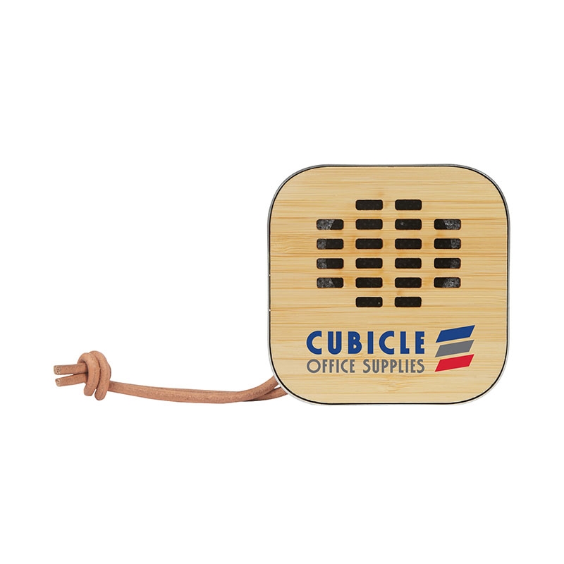Asher 3W Recycled Aluminum / Bamboo Wireless Speaker 14