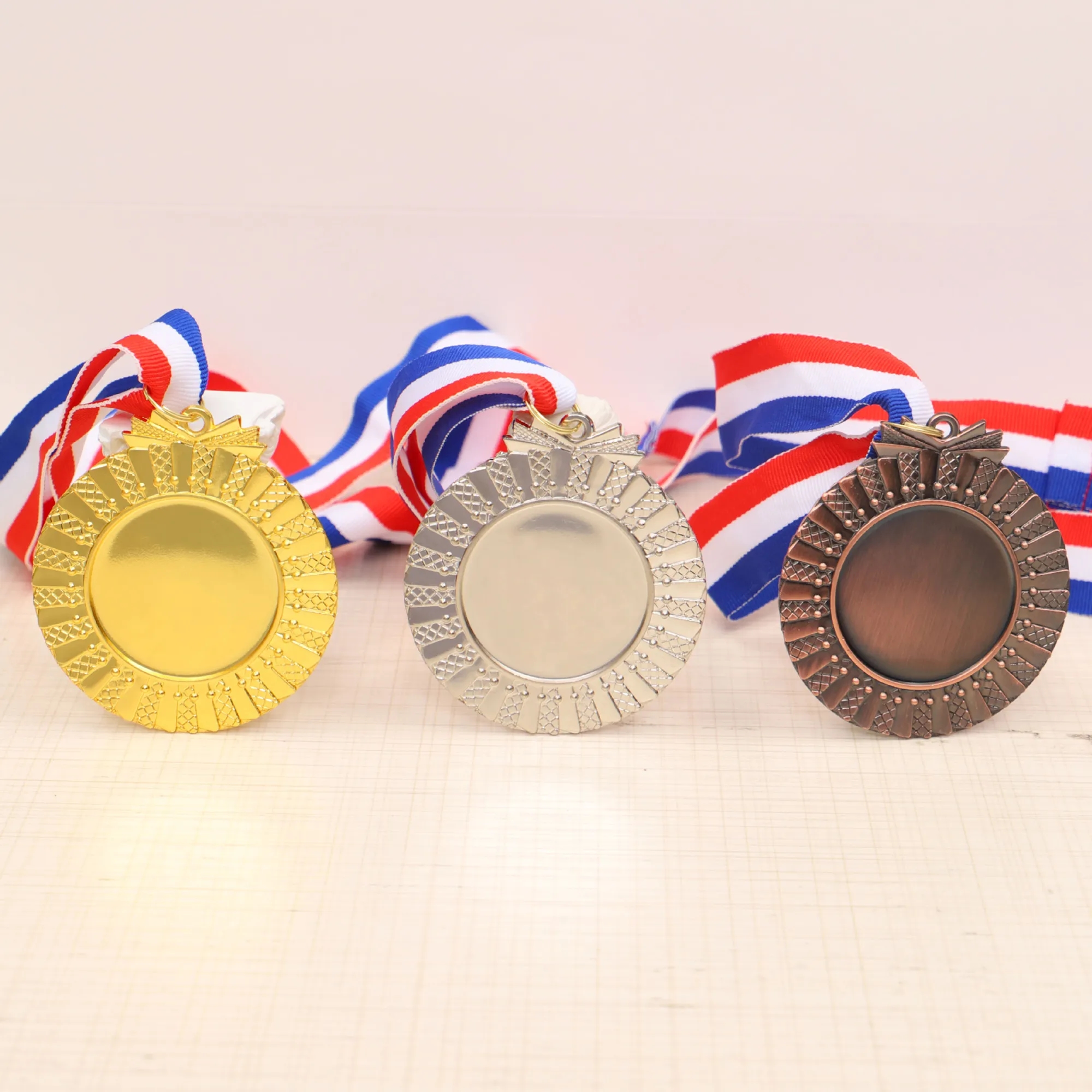 Custom Sports Medal - Marathon Award Badge with Logo 7