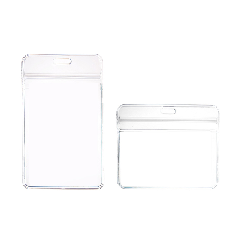 PVC Transparent ID Card Badge Holder 2