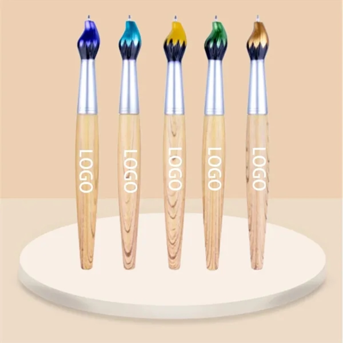 Wooden torch ballpoint pen 1