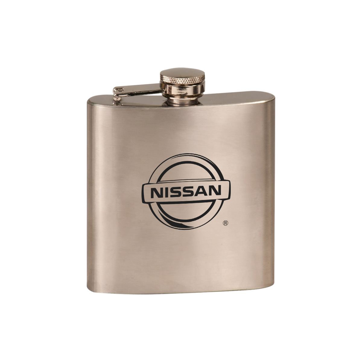 Laser Engraved Stainless Steel 6oz Flask 2