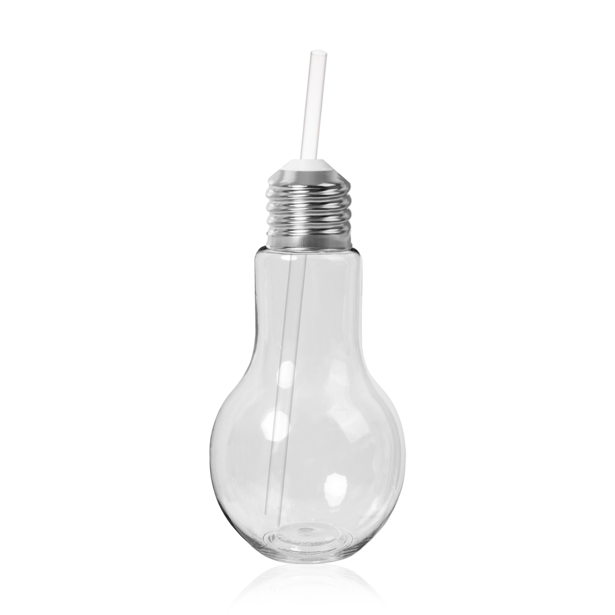 16oz Light Bulb Cup with Straw 2