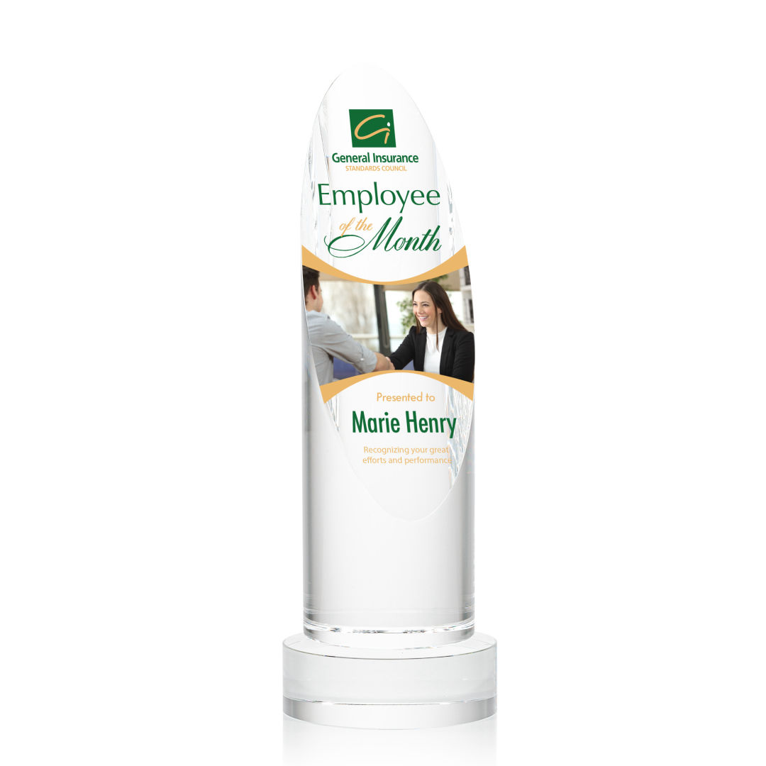 Lauder VividPrint™ Award on Base - Clear 15