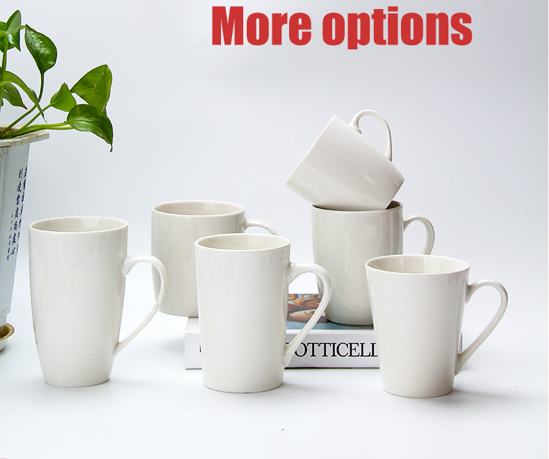 Simple Ceramic Mug With Customizable Logo 1