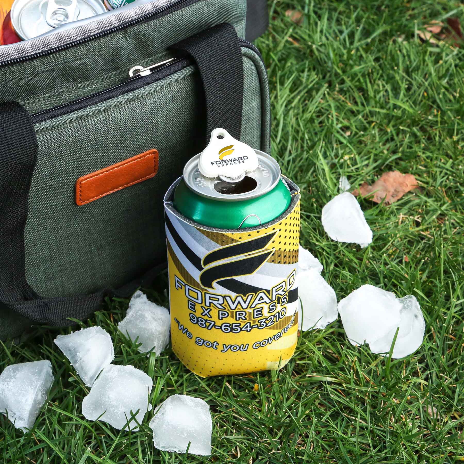 can cooler Cappy Combo, custom can cooler with logo imprint 5