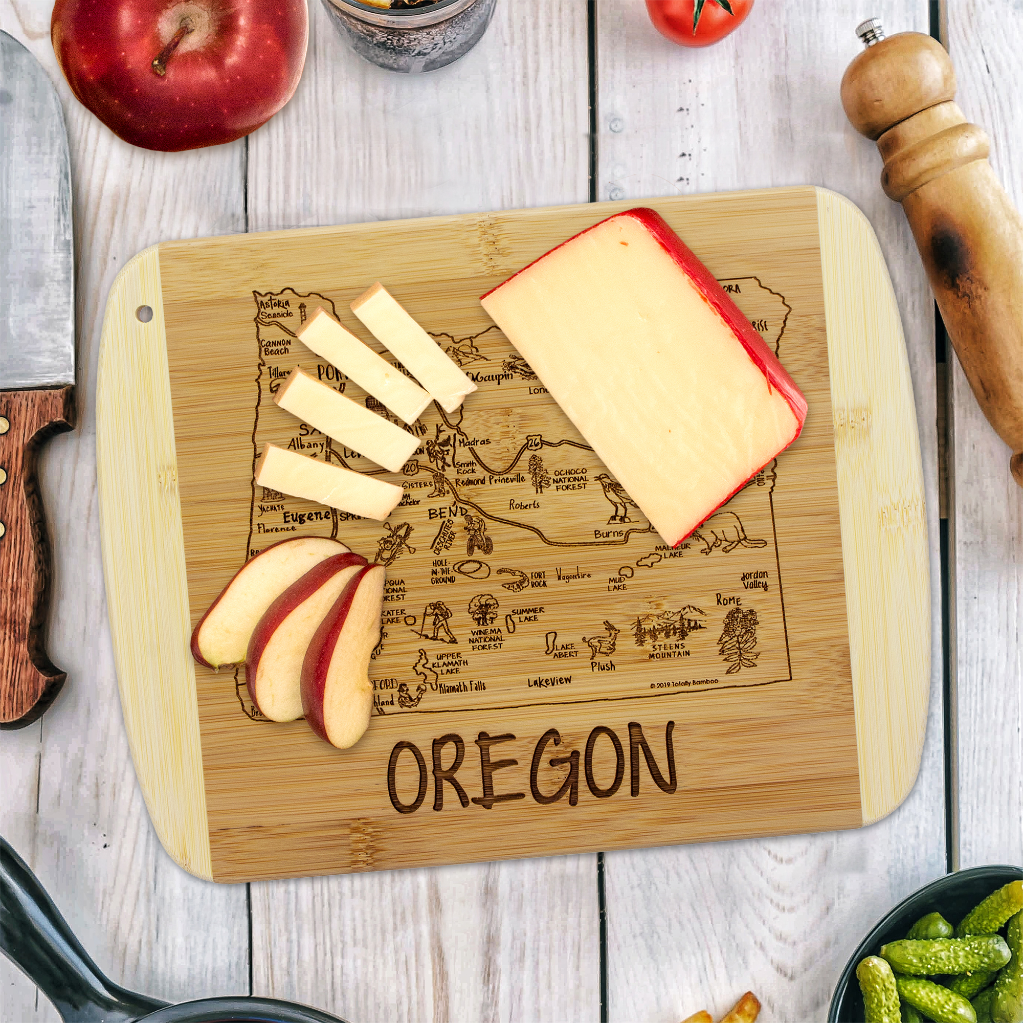 A Slice of Life Oregon Serving & Cutting Board 6