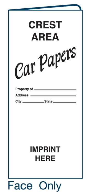 Car Papers Document Folder 3