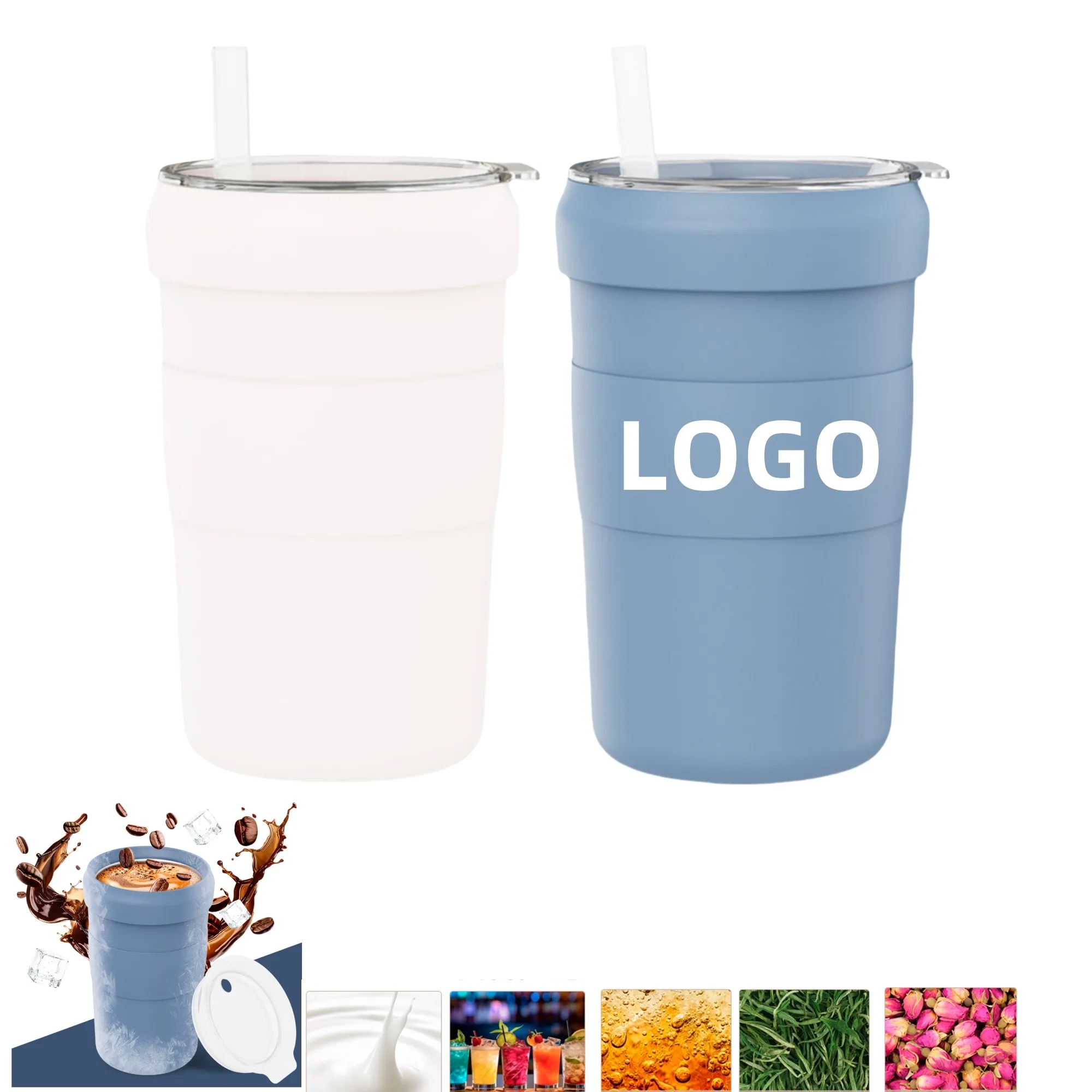17oz Double-Layer Cooling Ice Cup 1