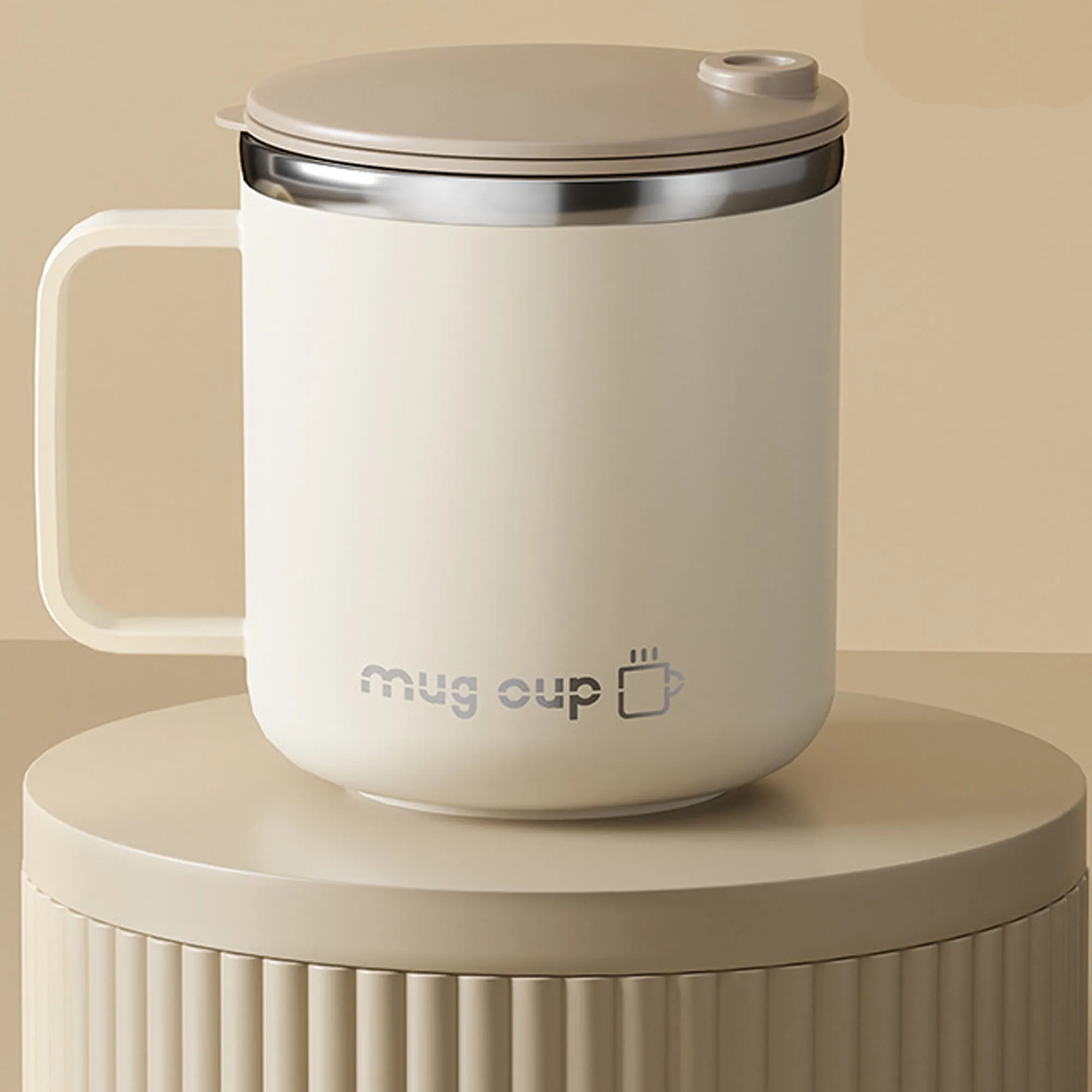 Stainless Steel Water Cup With Logo For Drinking, Coffee 5