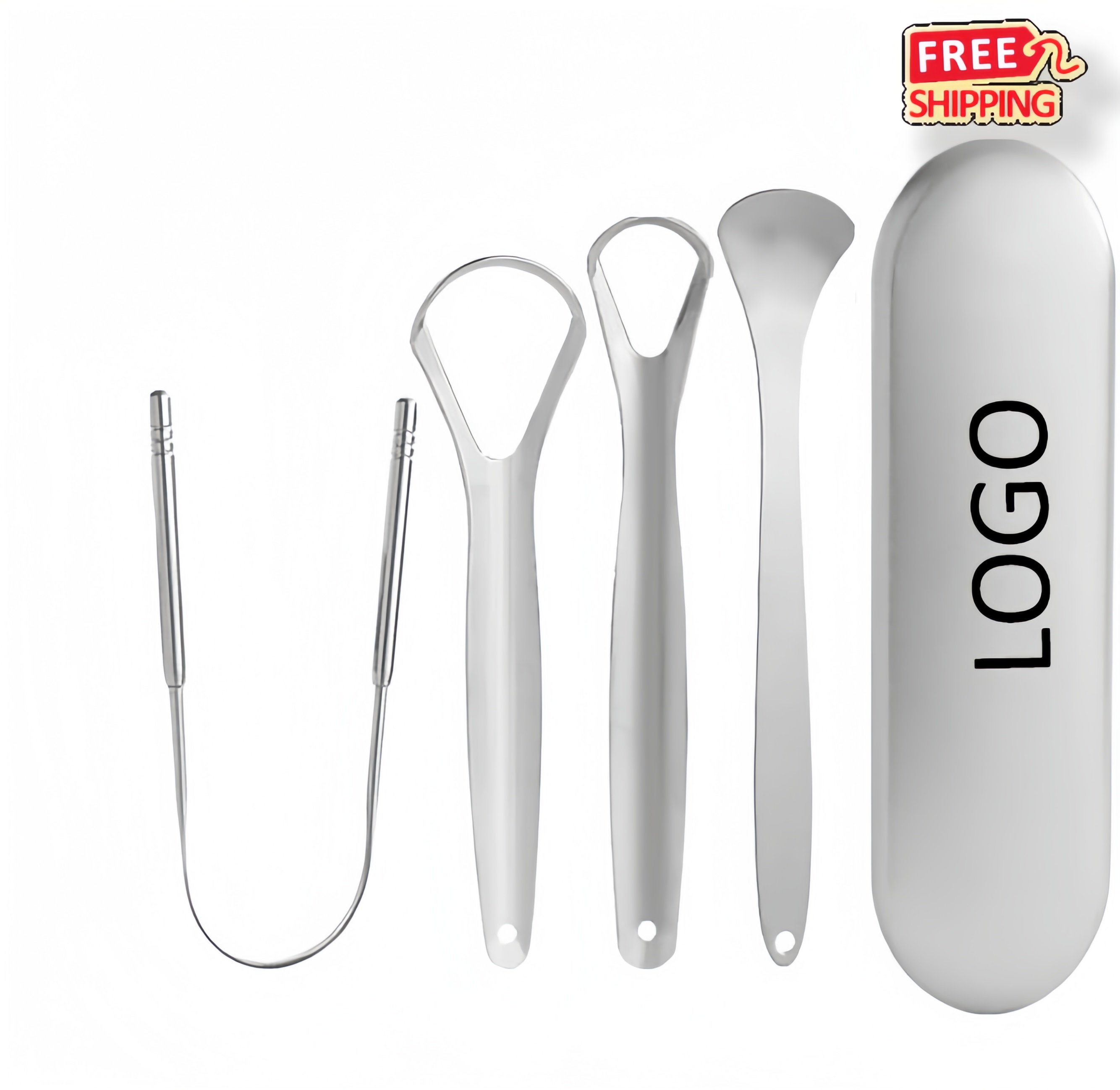 Stainless Steel Tongue Scraper for Oral Care 3