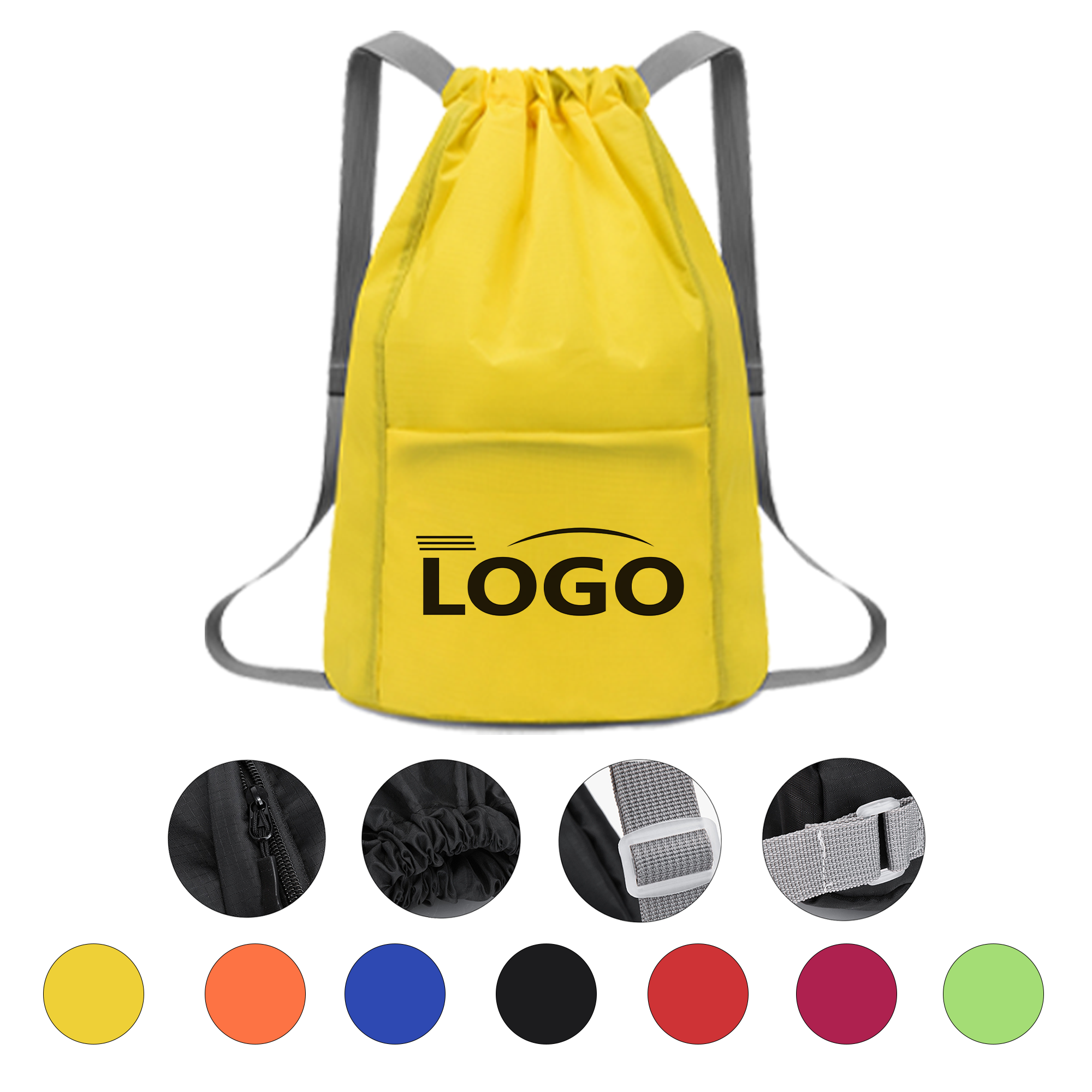 Casual Lightweight Drawstring Bag 2
