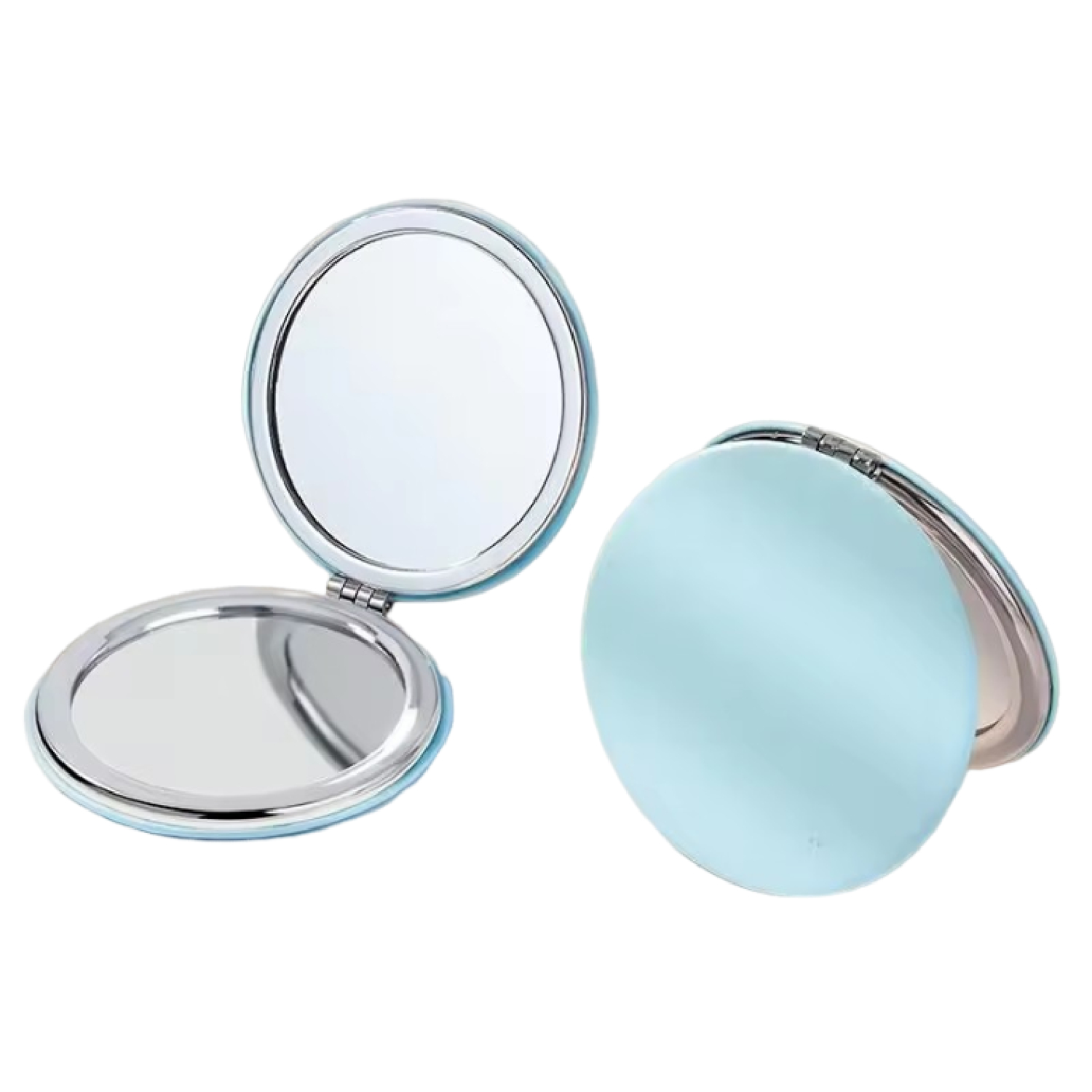 Round Shape Folding Compact Makeup Mirror 3