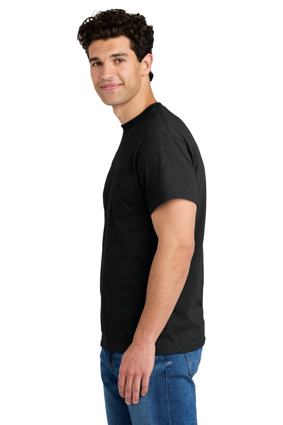 Gildan - DryBlend 50 Cotton/50 Poly Pocket T-Shirt. 8300 94