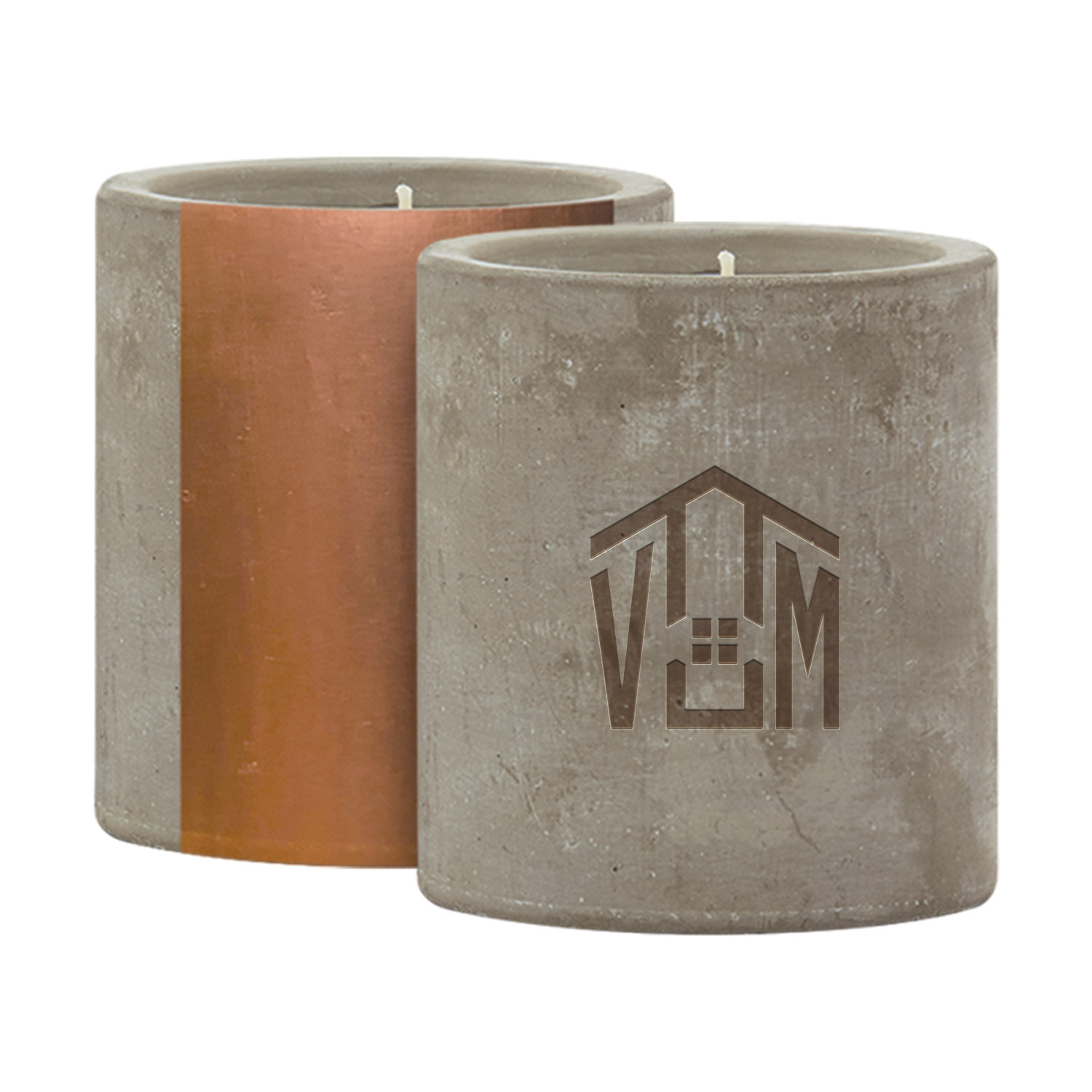 3 oz. Blaze Concrete Candle 4