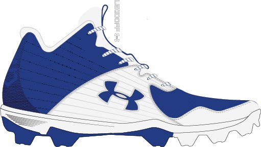 Boys' UA Leadoff Mid RM Jr. Baseball Cleats  3