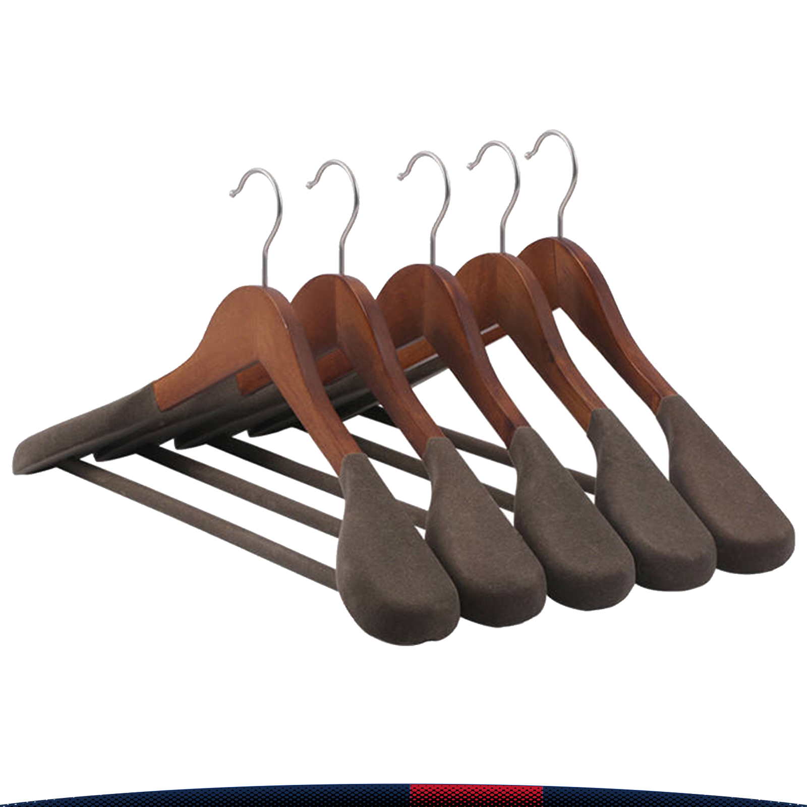 Orrid Wooden Velvet Hanger 4